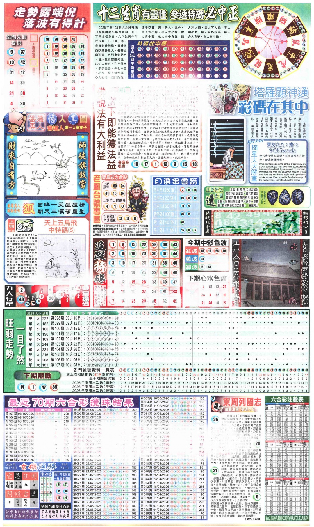 新报玄机(港版)C 第108期
