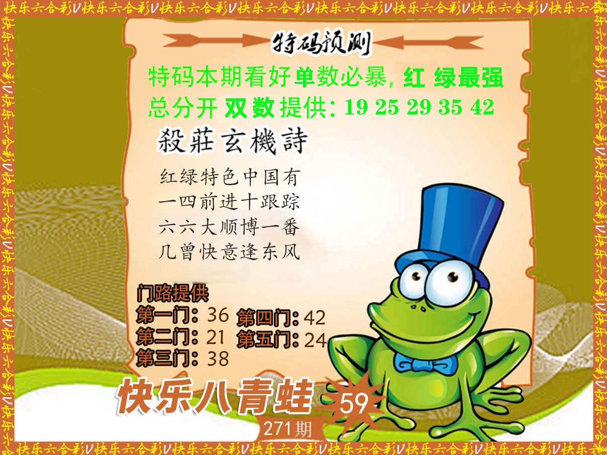 青蛙系列59 第271期