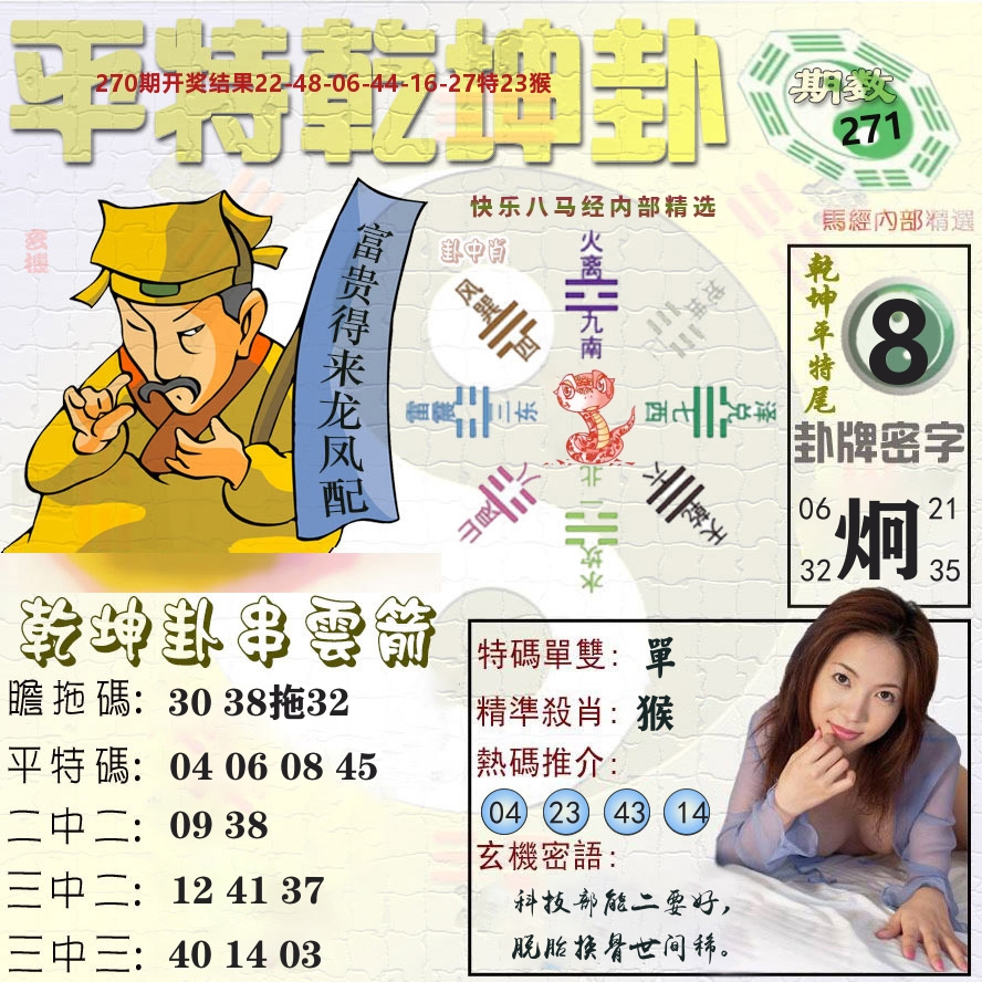 平特乾坤卦 第271期