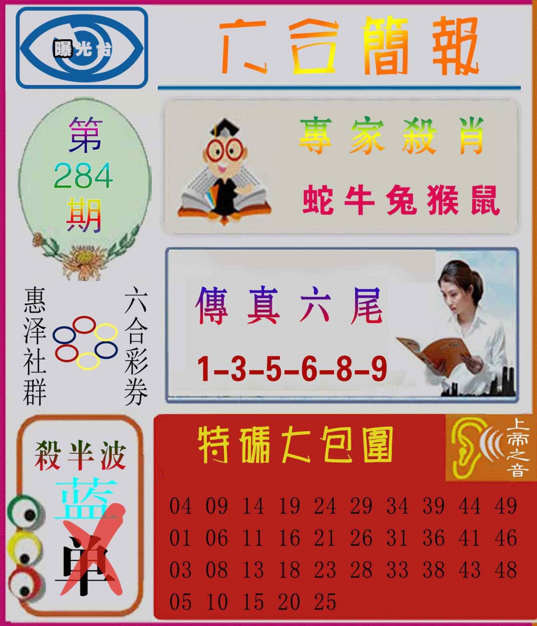 六合简报 第284期
