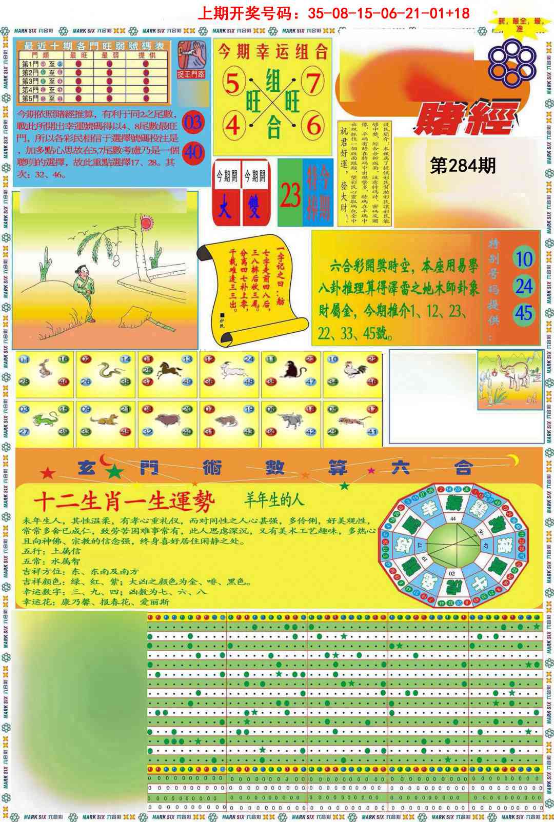 九龍赌经A(推荐) 第284期