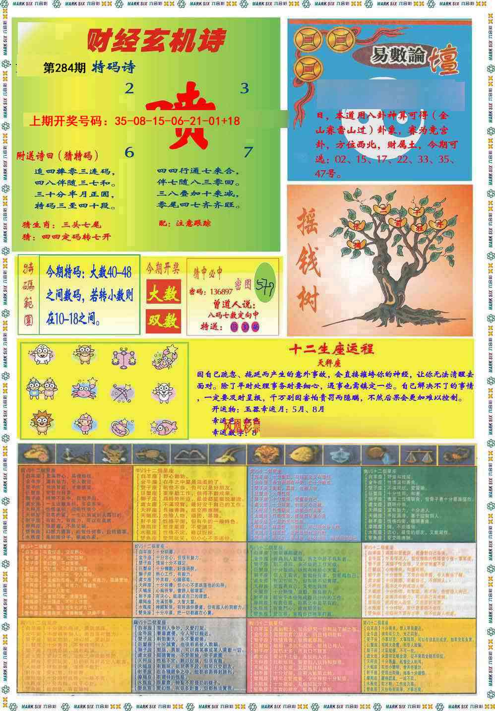 九龍赌经B(推荐) 第284期