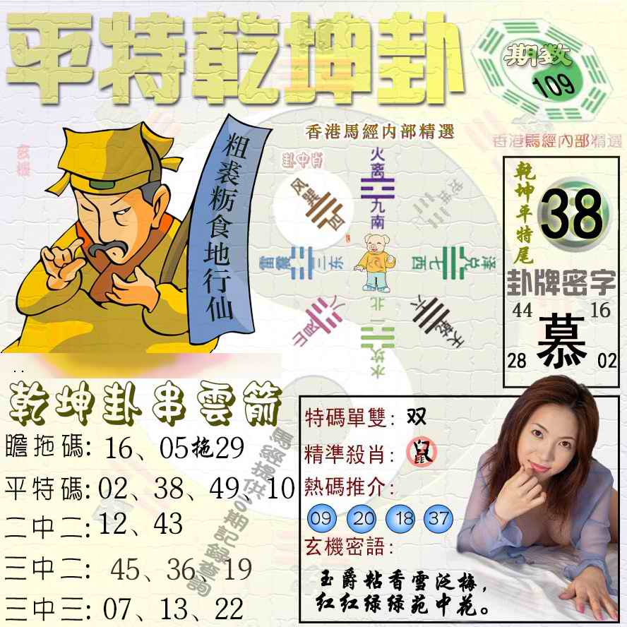 平特乾坤卦（荐） 第108期