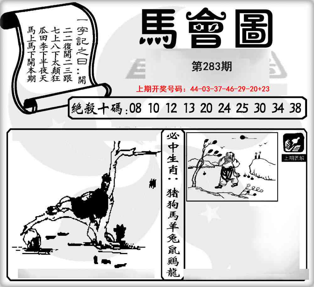 马会图 第283期