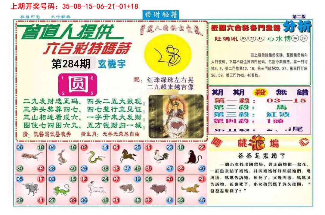发财秘籍B 第284期