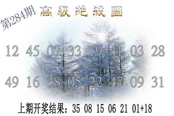 高级内部绝杀 第284期