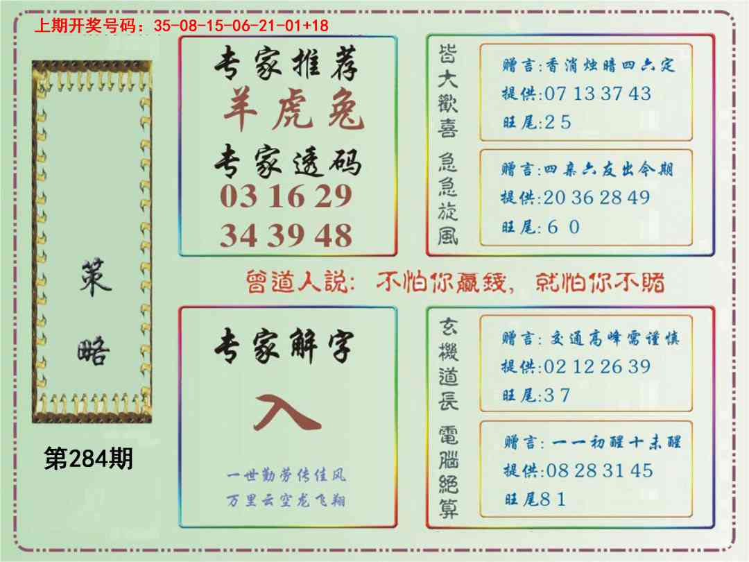 策略 第284期
