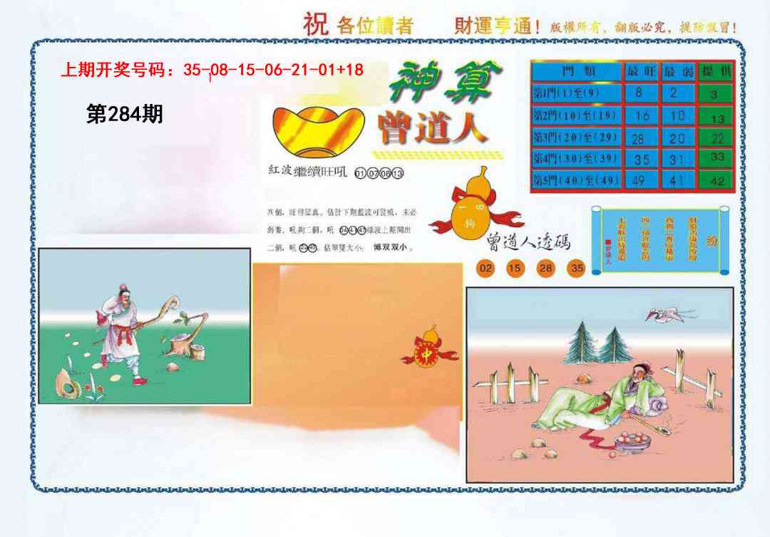 4-神算 第284期