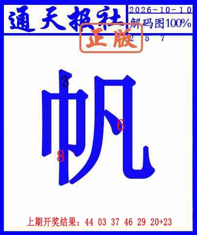 另解码图 第283期