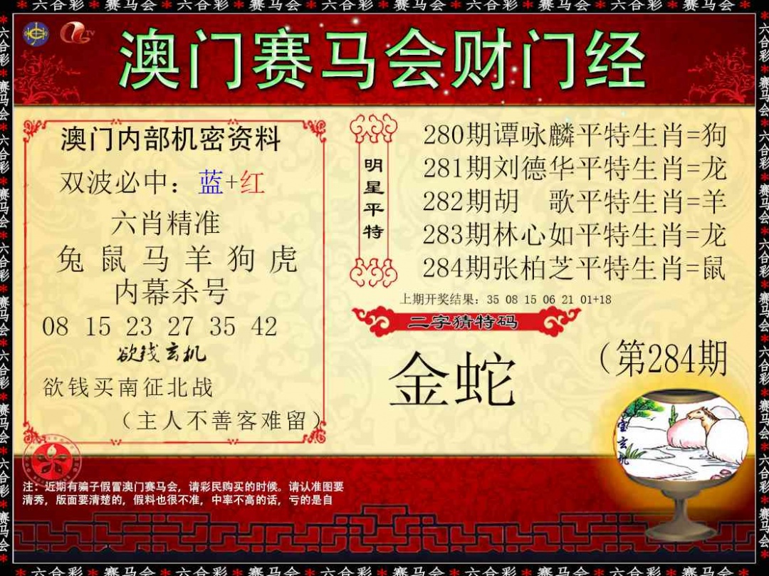 财门经 第284期
