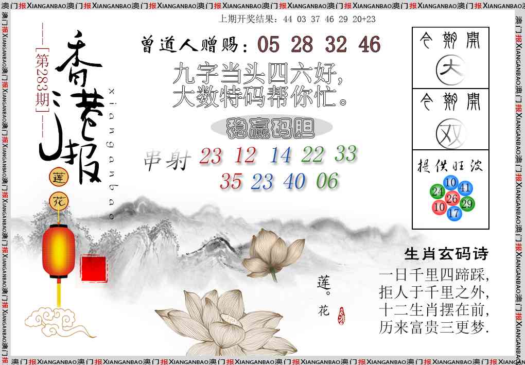 报莲花篇 第283期