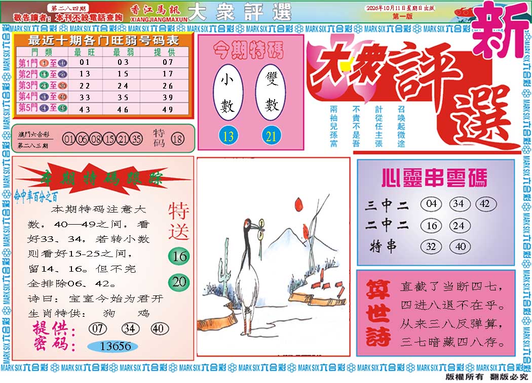 大众评选A 第284期