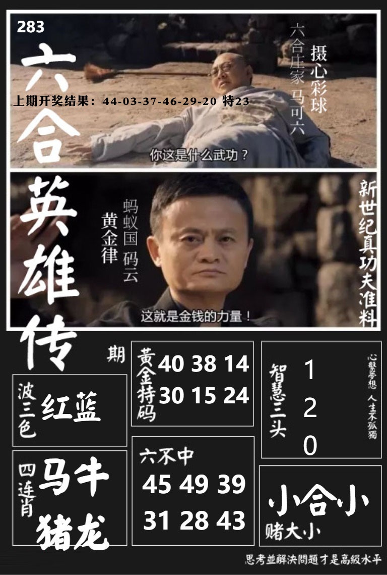 六合英雄传 第283期