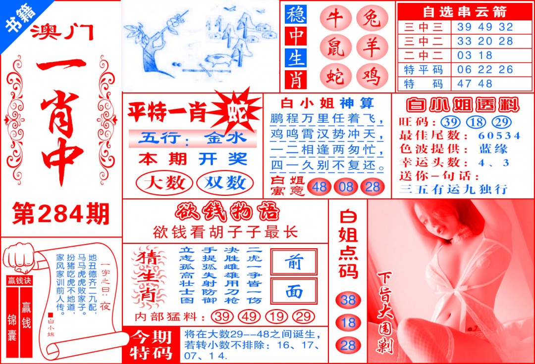 澳门锦囊宝典 第284期