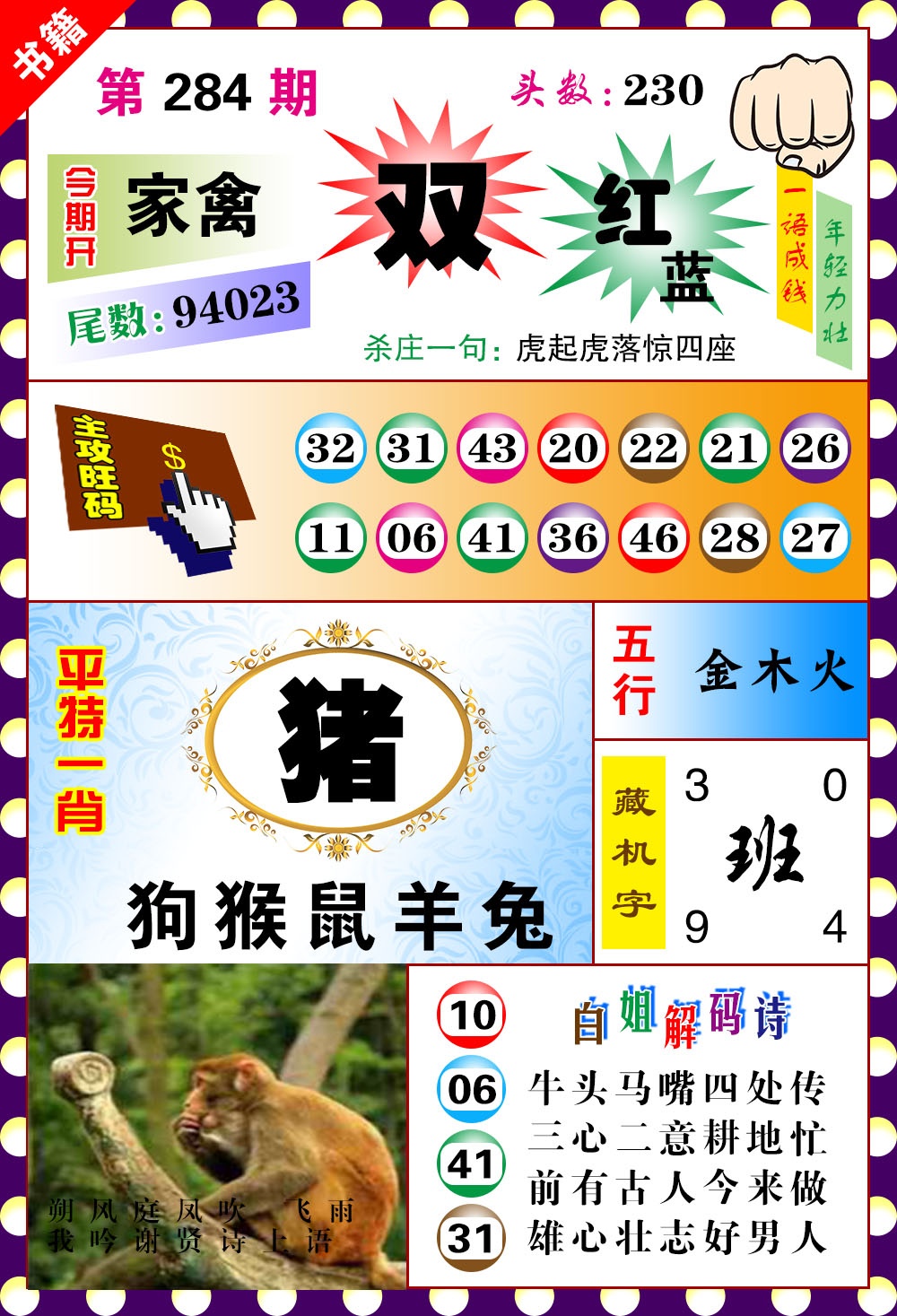 澳门玲珑一肖 第284期