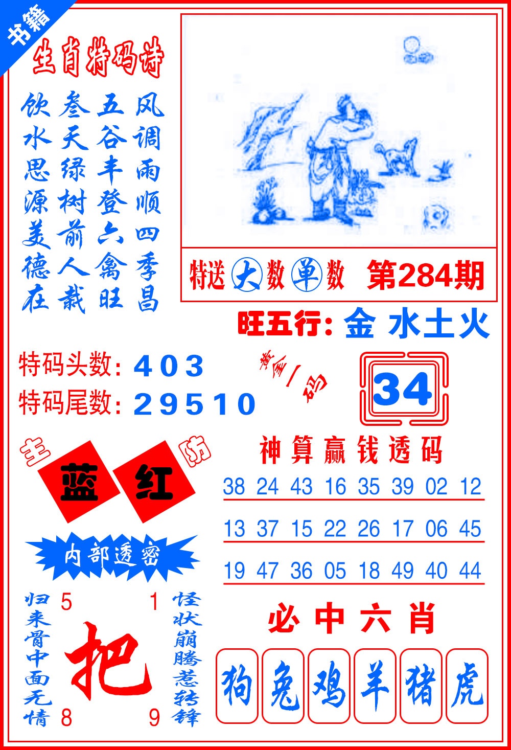 澳门黄金一码 第284期