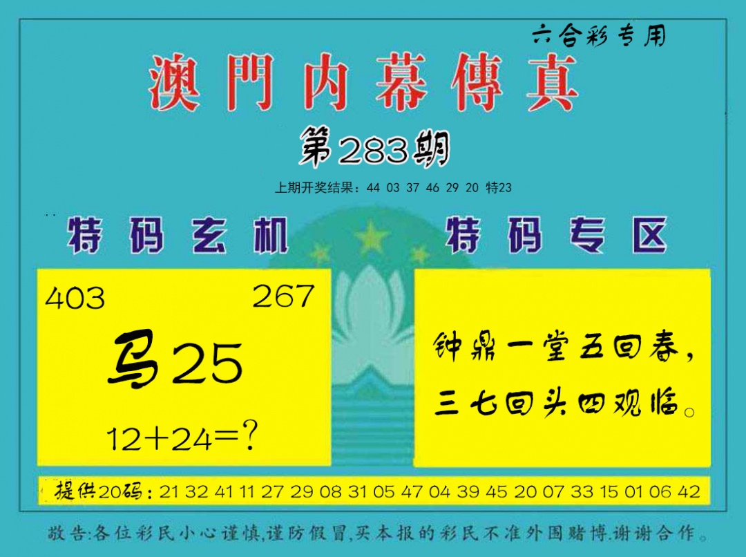 内幕传真 第283期