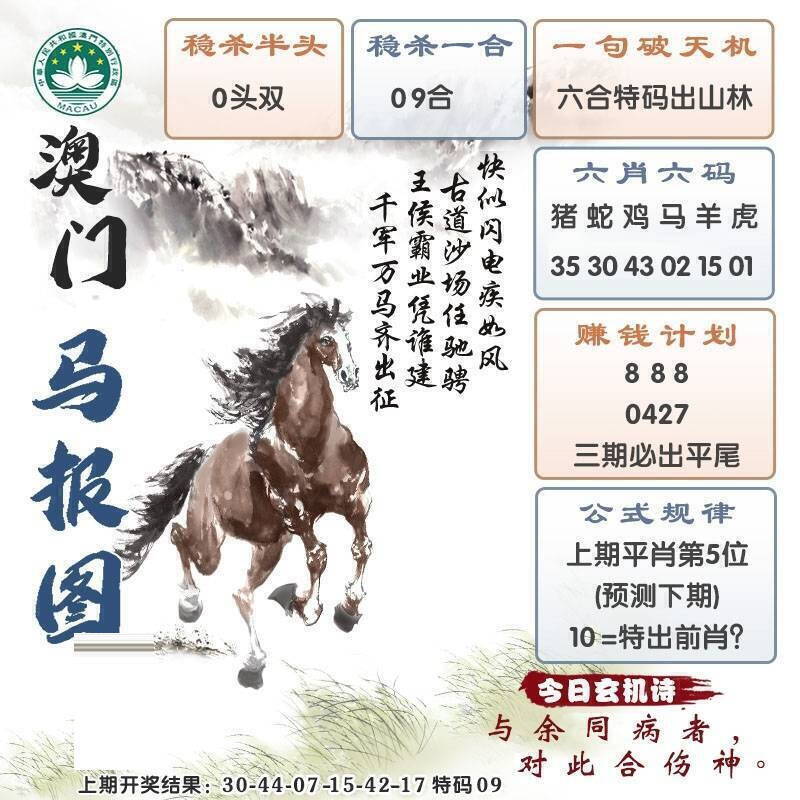 澳门马报图 第283期