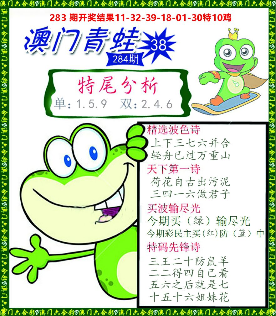 青蛙系列38 第284期