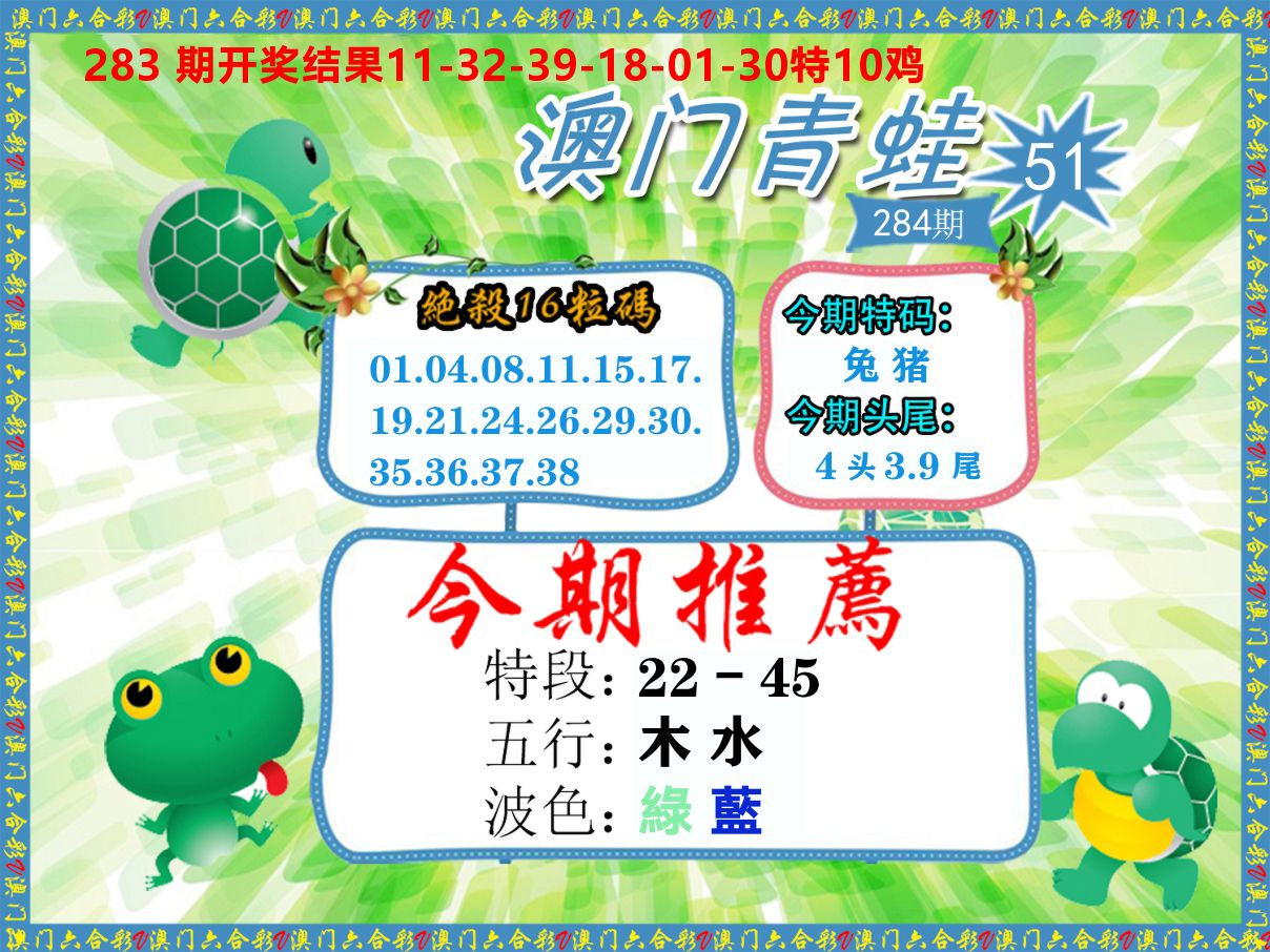 青蛙系列51 第284期