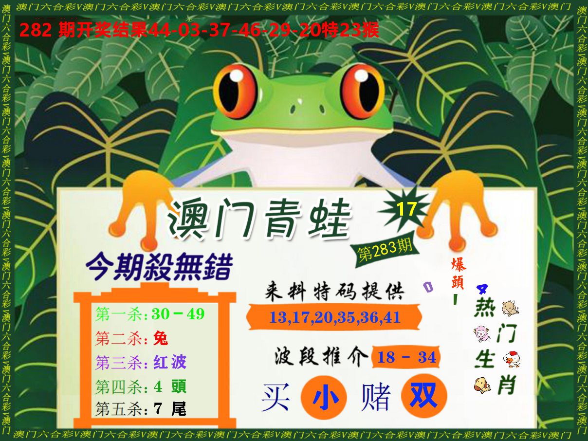 青蛙系列17 第283期
