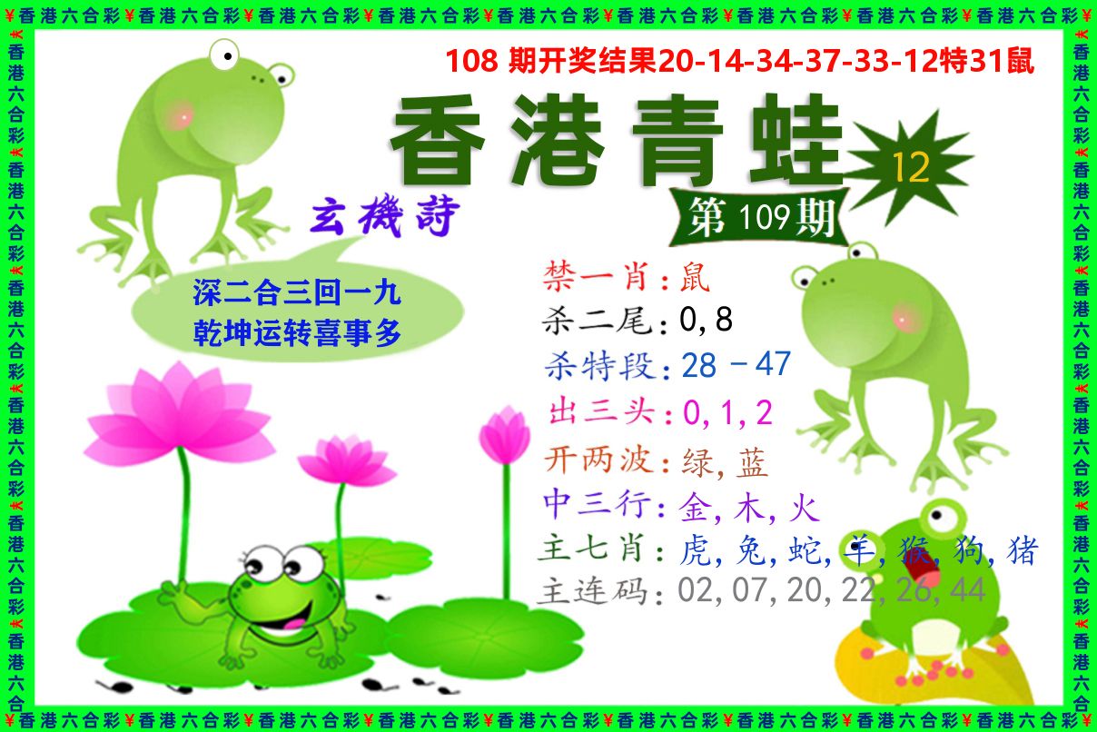 青蛙系列12 第109期
