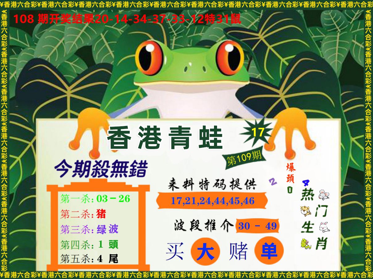 青蛙系列17 第109期