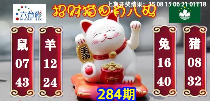 招财猫四肖八码 第284期