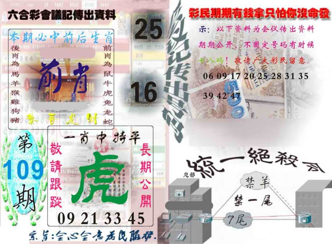 六合彩会议记录 第109期