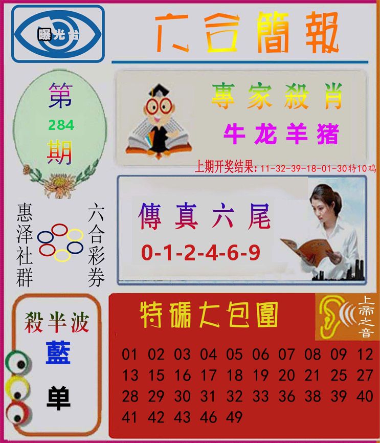 六合简报 第284期