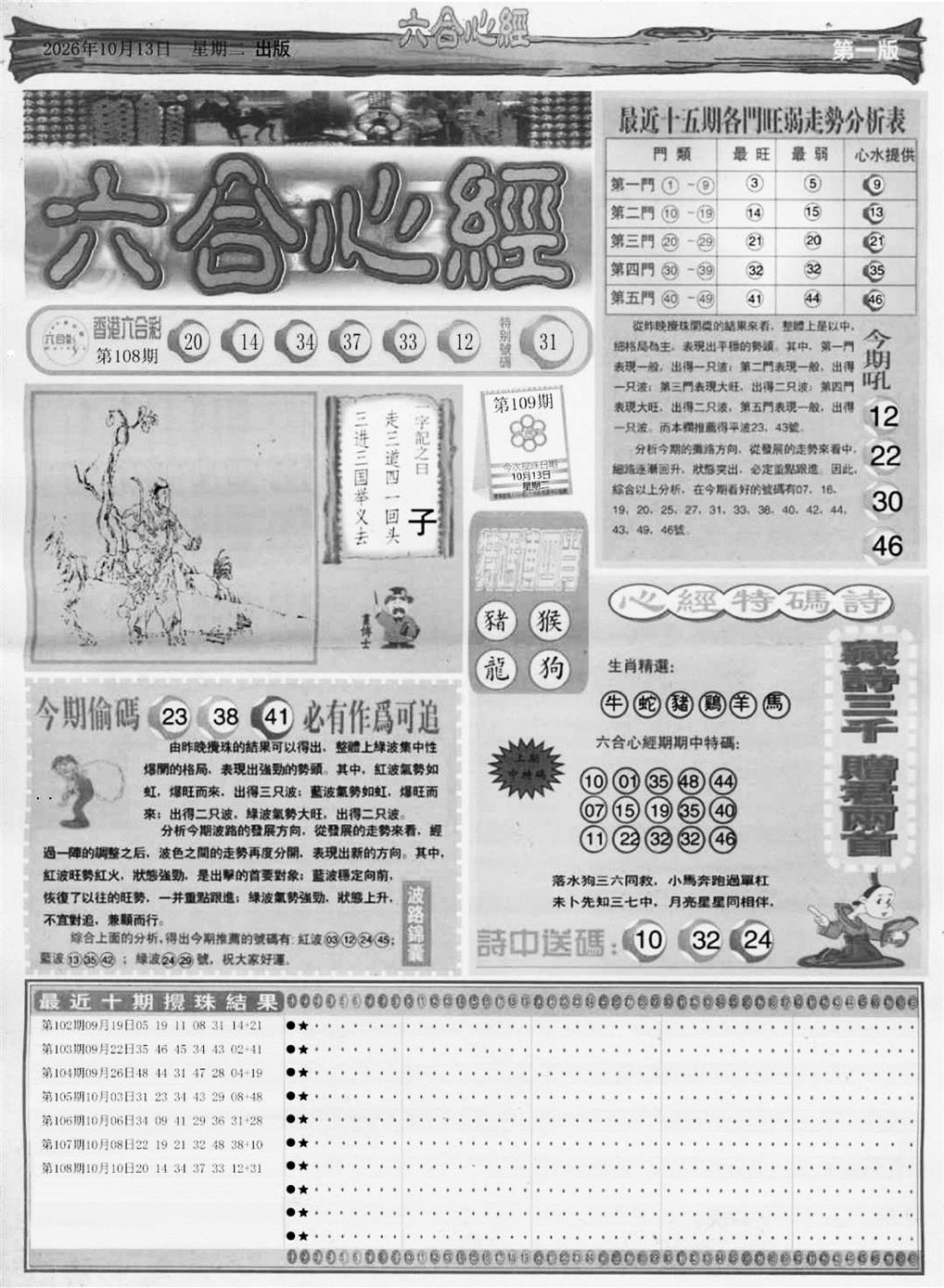 心经A 第109期