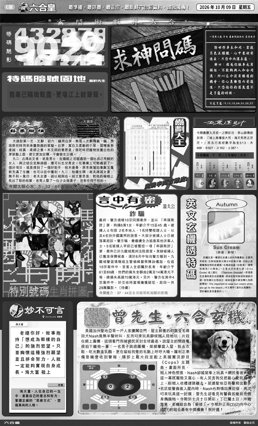 大版六合皇C 第108期