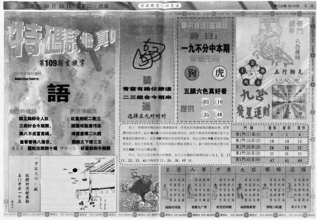 内部精选神算通B 第108期